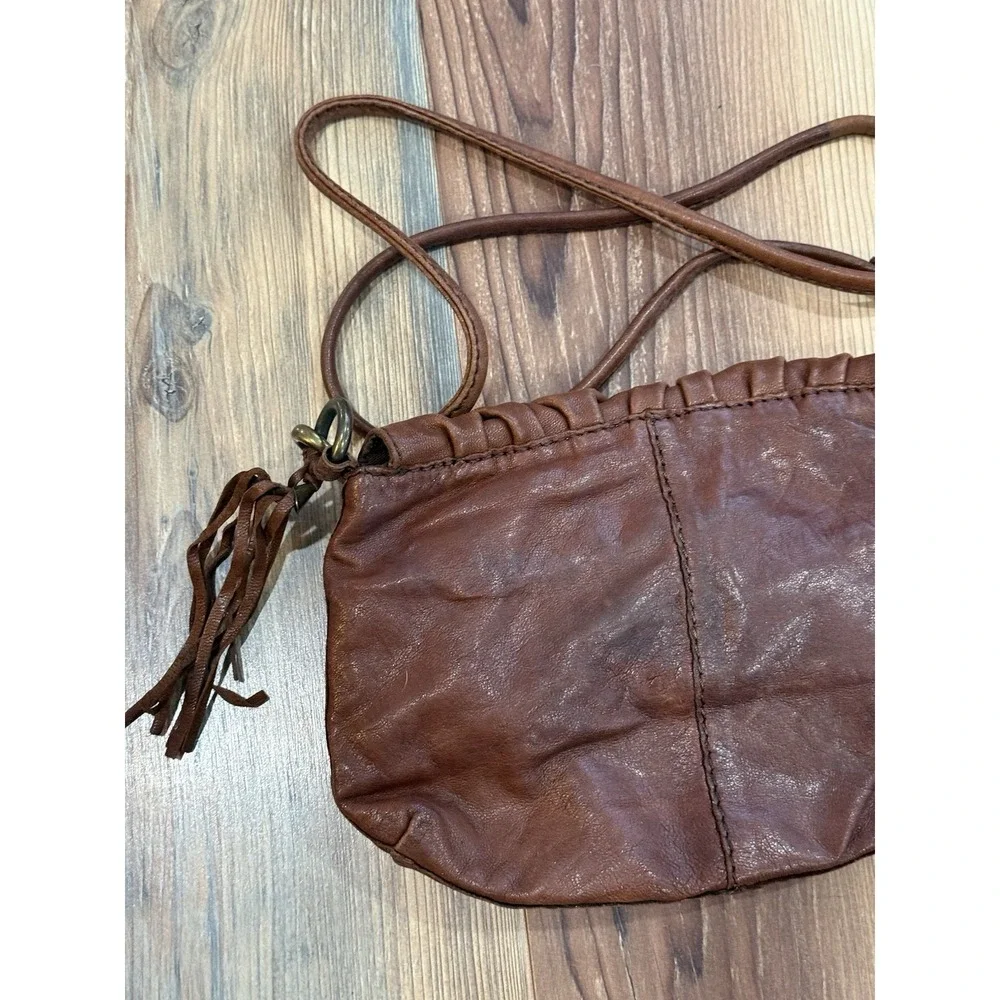 Lucky Brand Vintage ItalianLeather Boho Purse 10x7.5